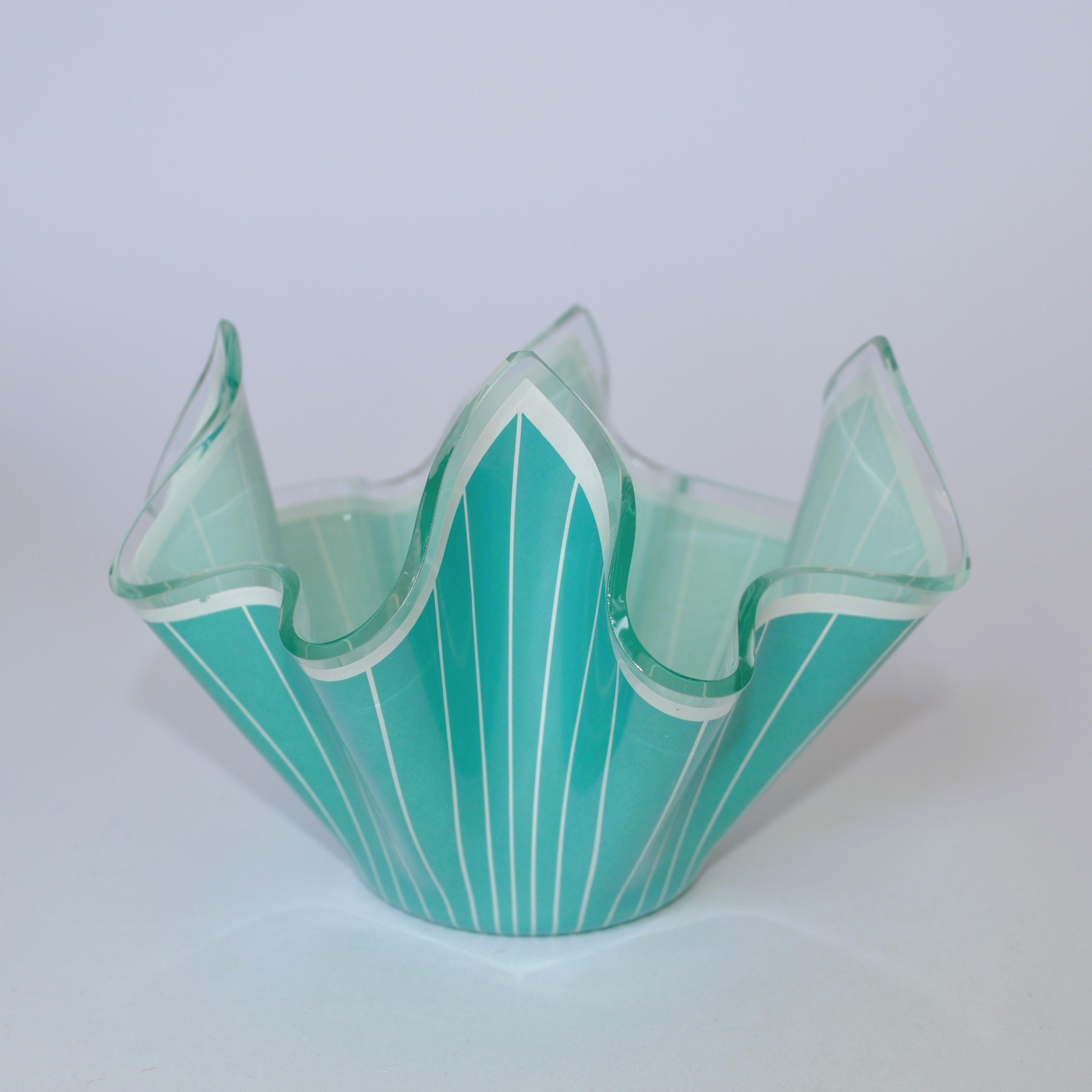 Chance Glass Handkerchief Posy Vase "Cordon"