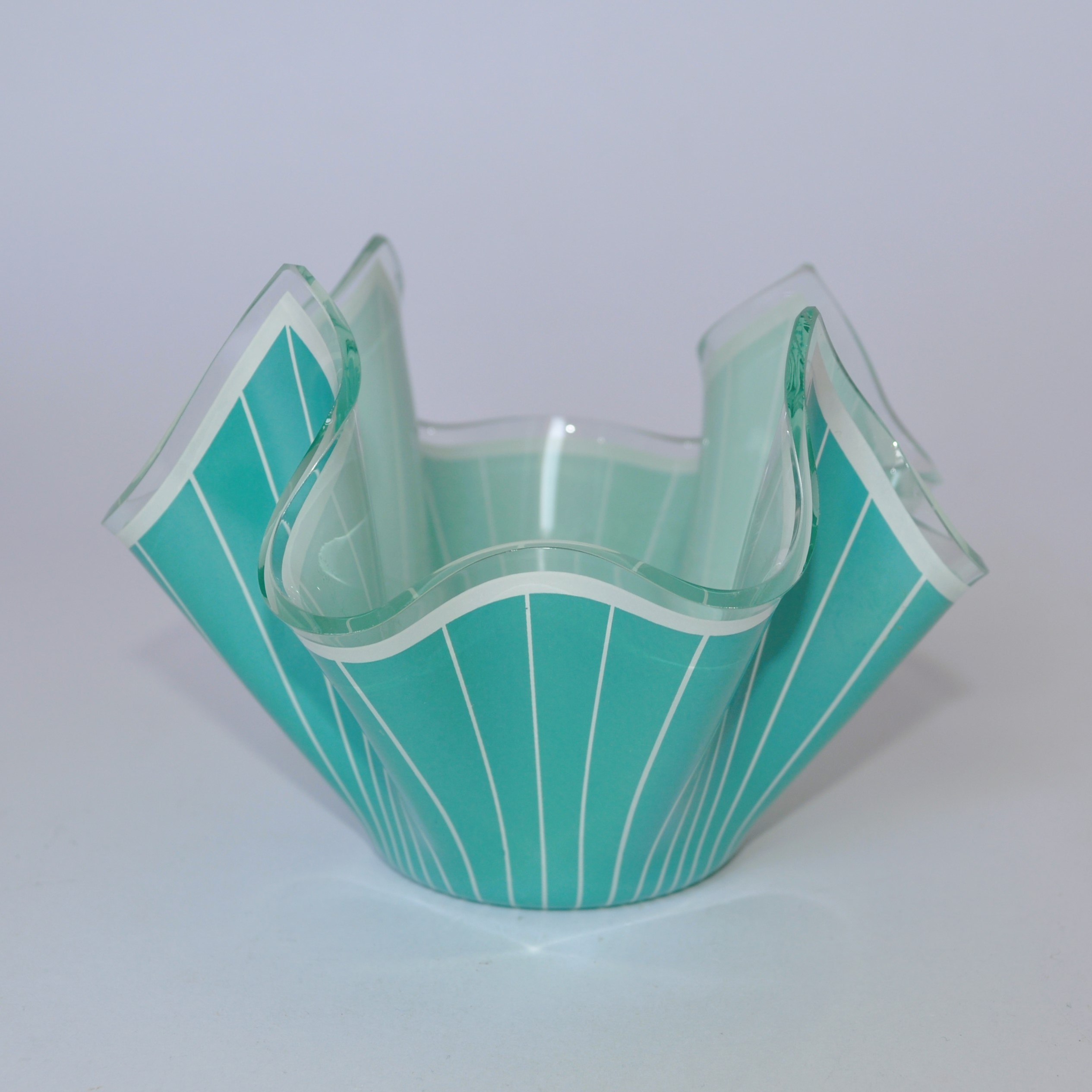 Chance Glass Handkerchief Posy Vase "Cordon"