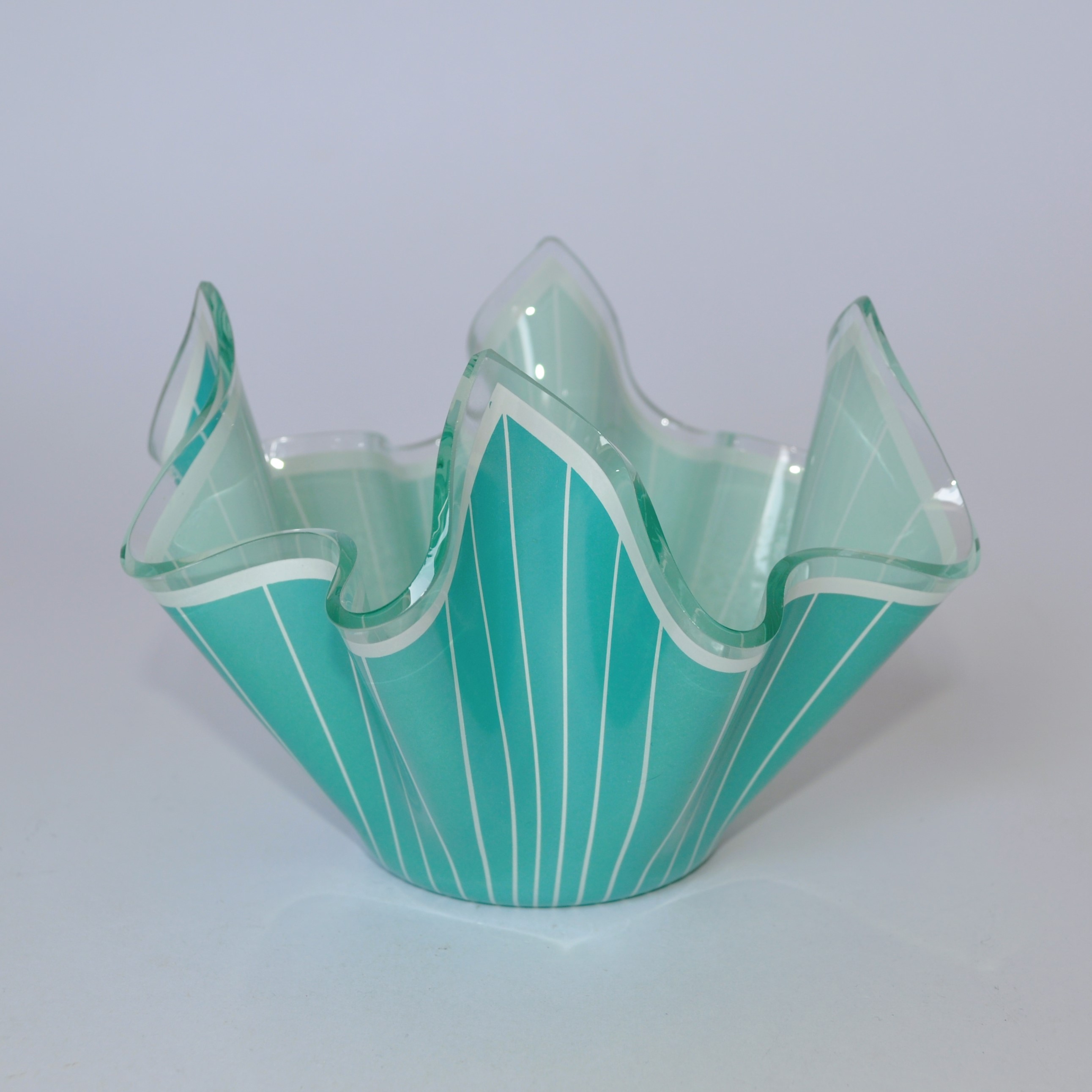 Chance Glass Handkerchief Posy Vase "Cordon"
