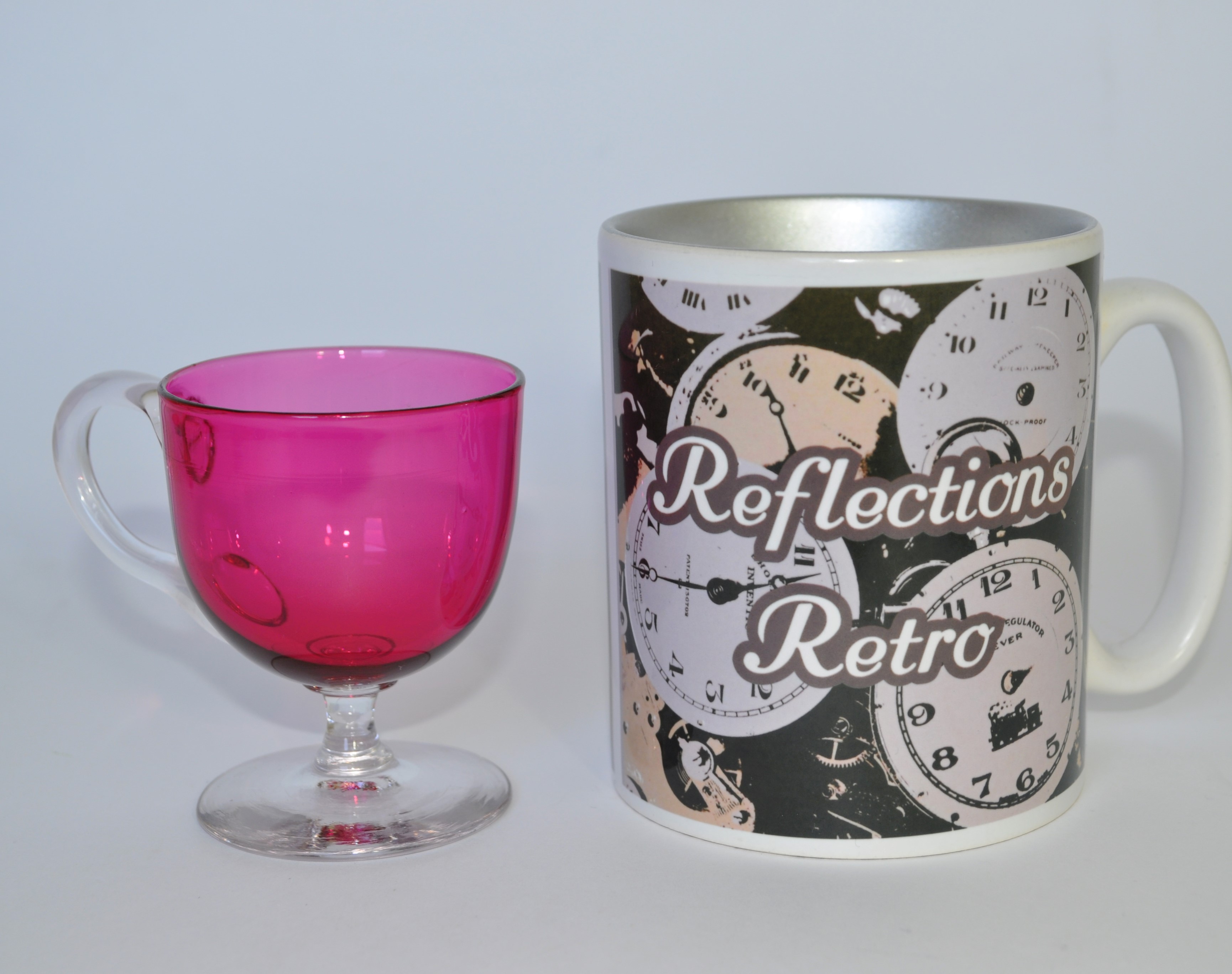 Antique Cranberry Glass Custard Cup