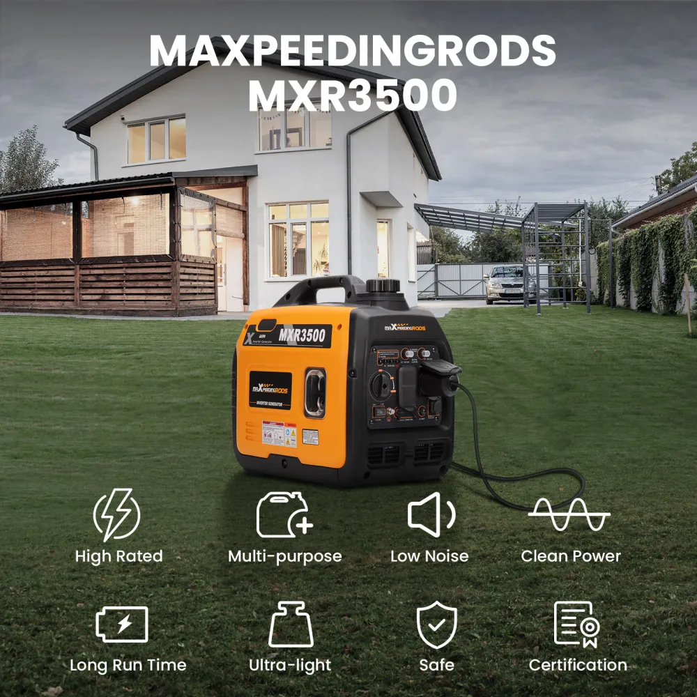 MXR 3500 Watt Portable Inverter Generator Quiet Generator