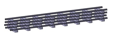 Coupons de rails droits