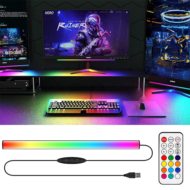 RGBIC Multiple color voice pickup light keyboard atmosphere wall light screen backlight night light room decoration keyboard Bluetooth light