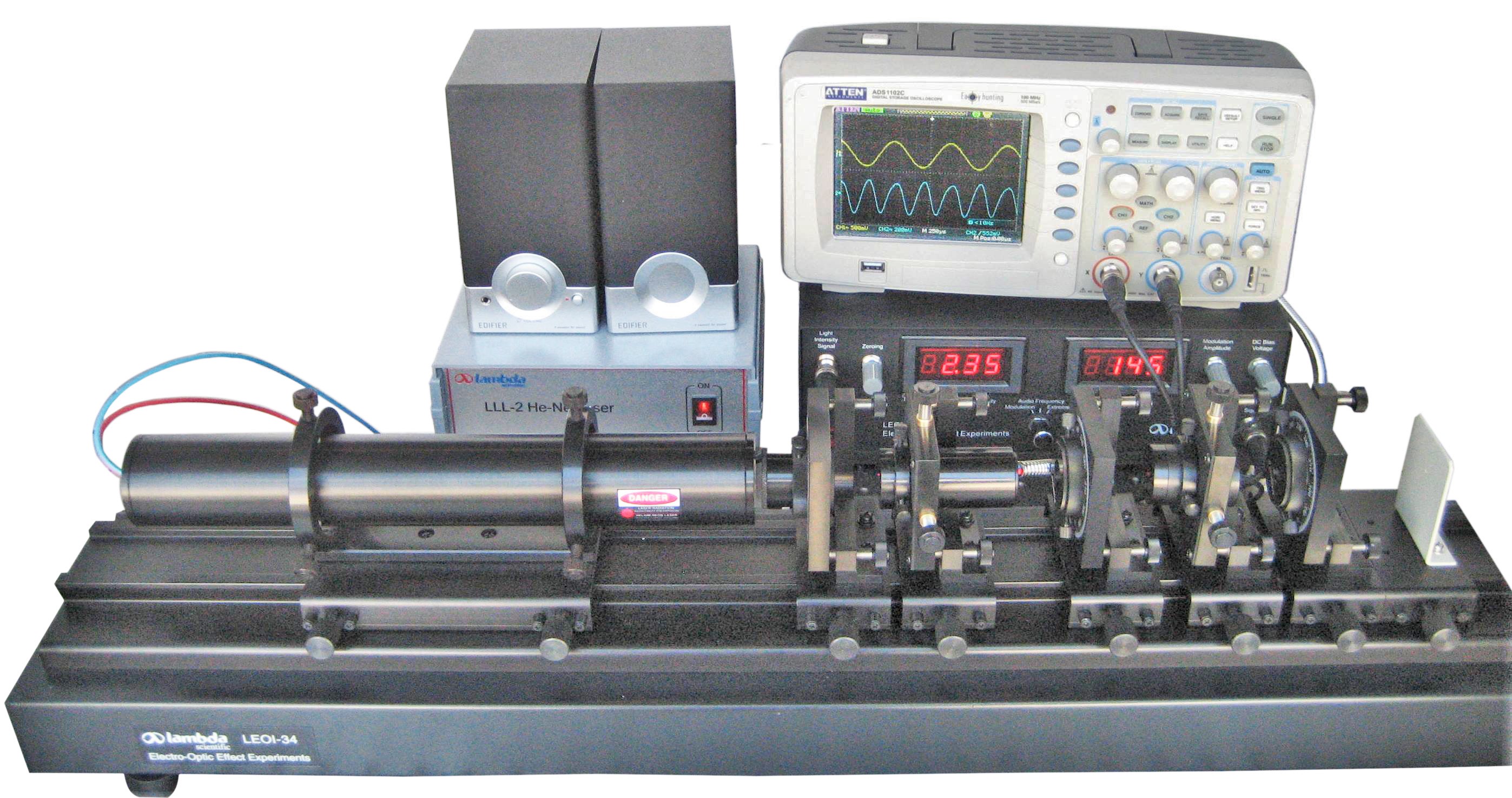 Experimental System for Electro-Optic Modulation