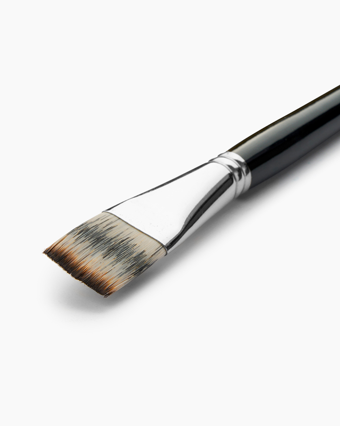 Camel Artist Brush Individual brush, Flat long handle - no 6