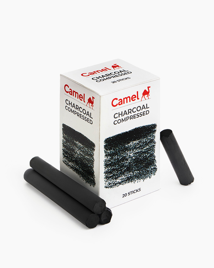 Camel  Compressed  Charcoal  Sticks 