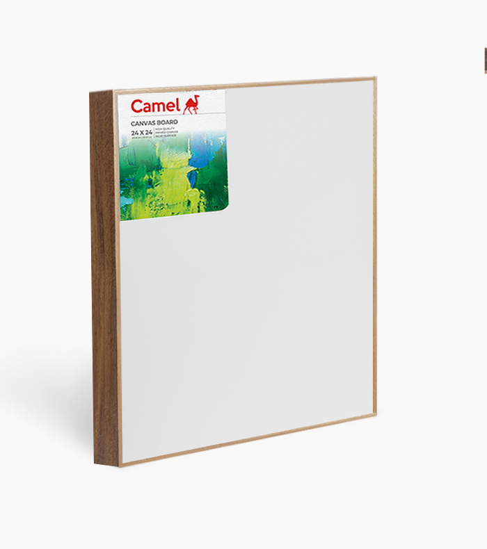 Camel Canvas Board  24" x24" + take wood frame