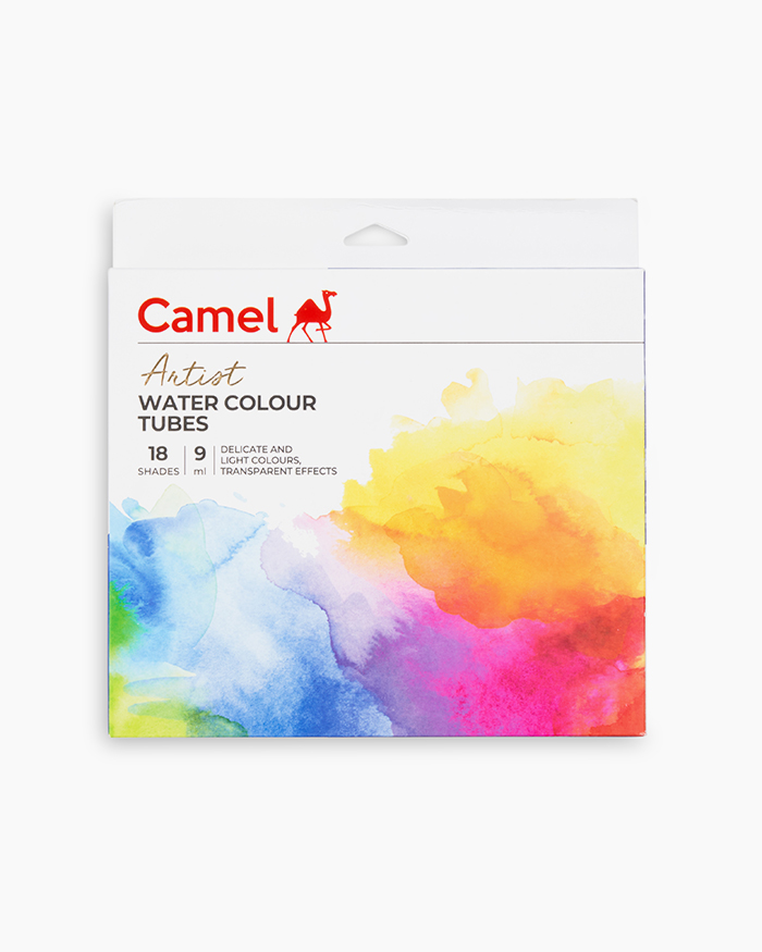 Camel  Artist  Water  Colours 18  shades  in  9  ml 