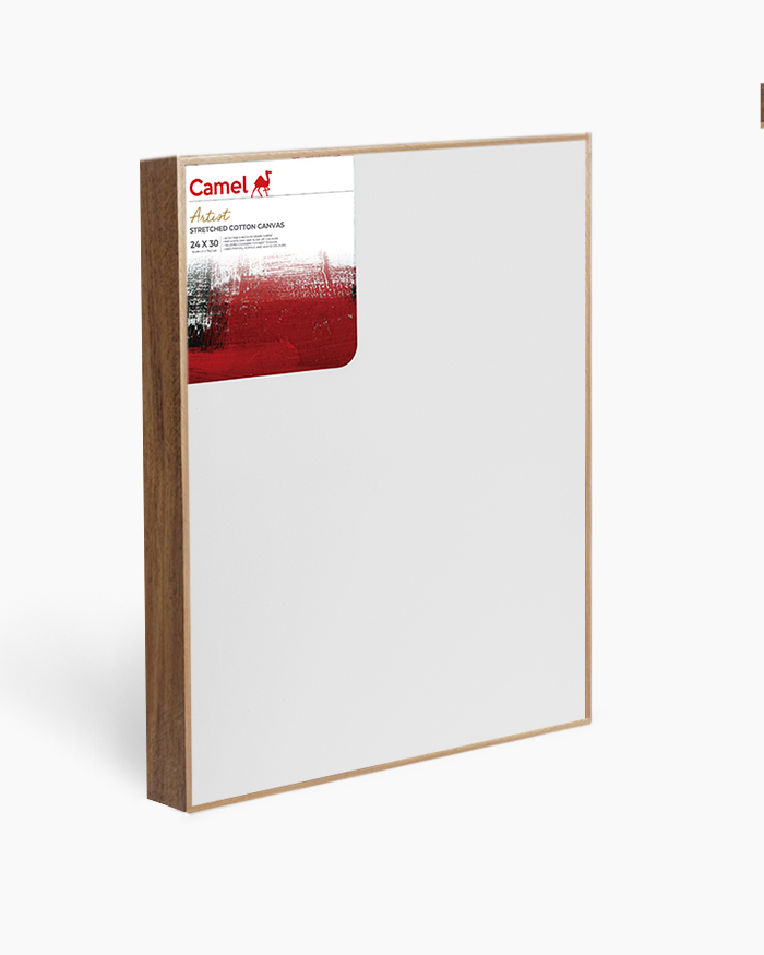  camel  stretched canvas  30" x24" + take wood frame