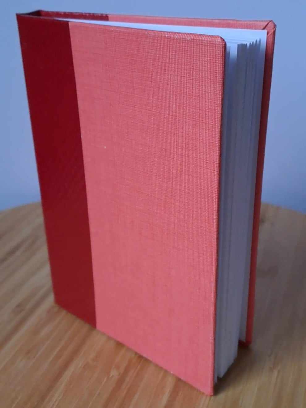 Carnet relié demie toile