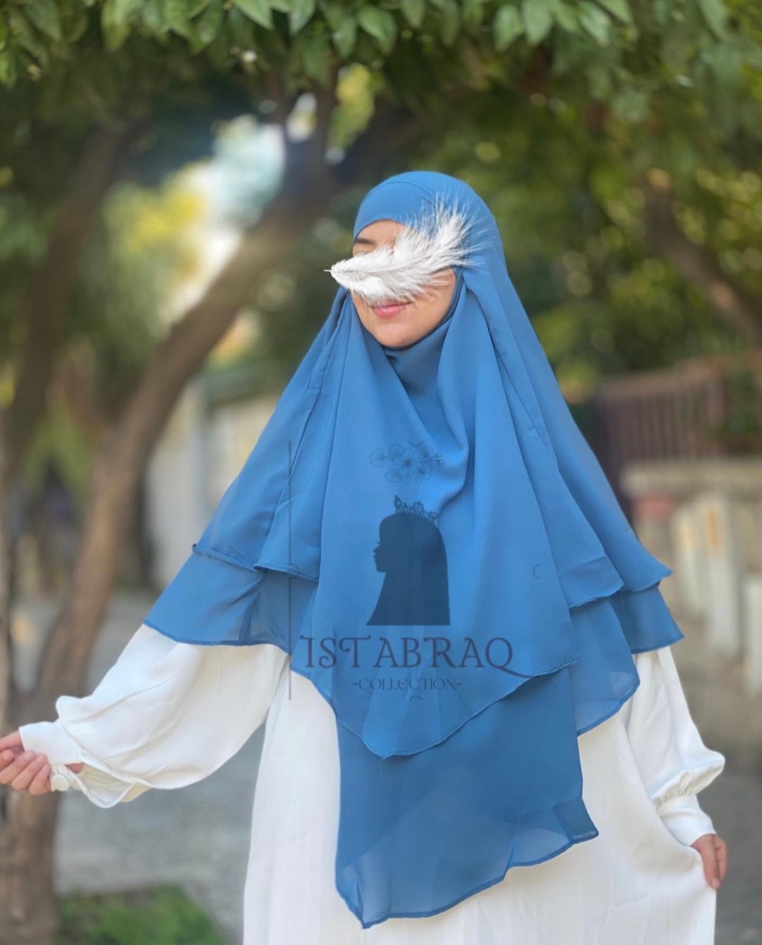 3 layers french chiffon khemar