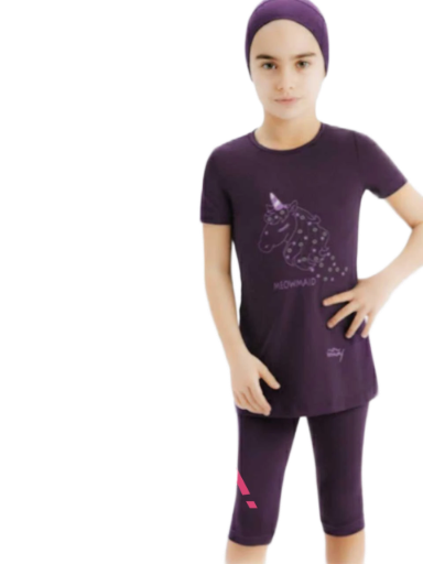 Purple kids Swimsuit