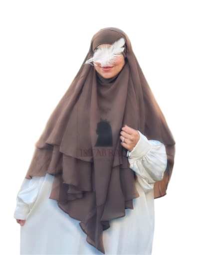 3 layers french chiffon khemar