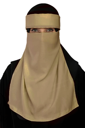 Beige Niqab