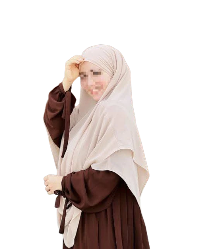 2 layers french chiffon khemar