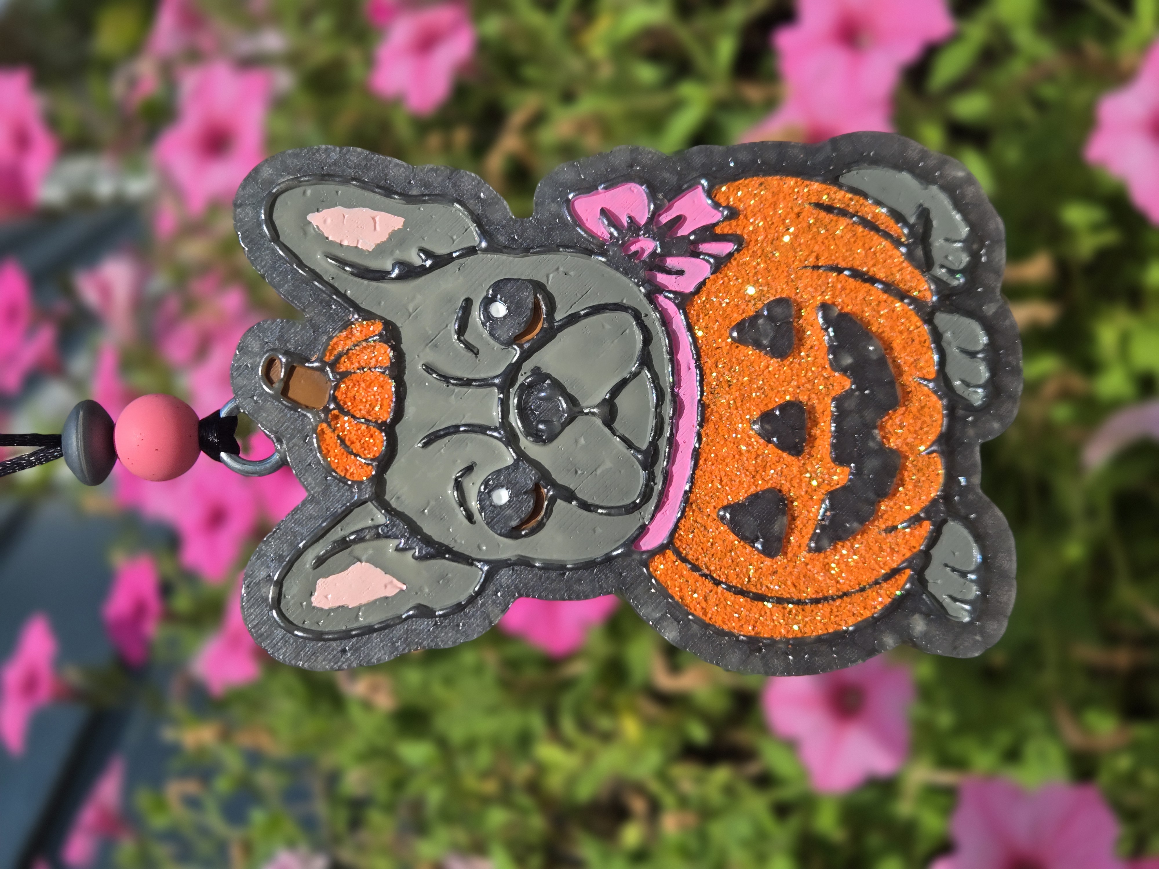 Halloween French Bulldog Car Freshie
