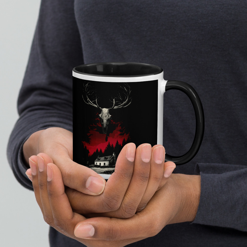 Mug with Colour Inside - Strathmor Forest Cover Design