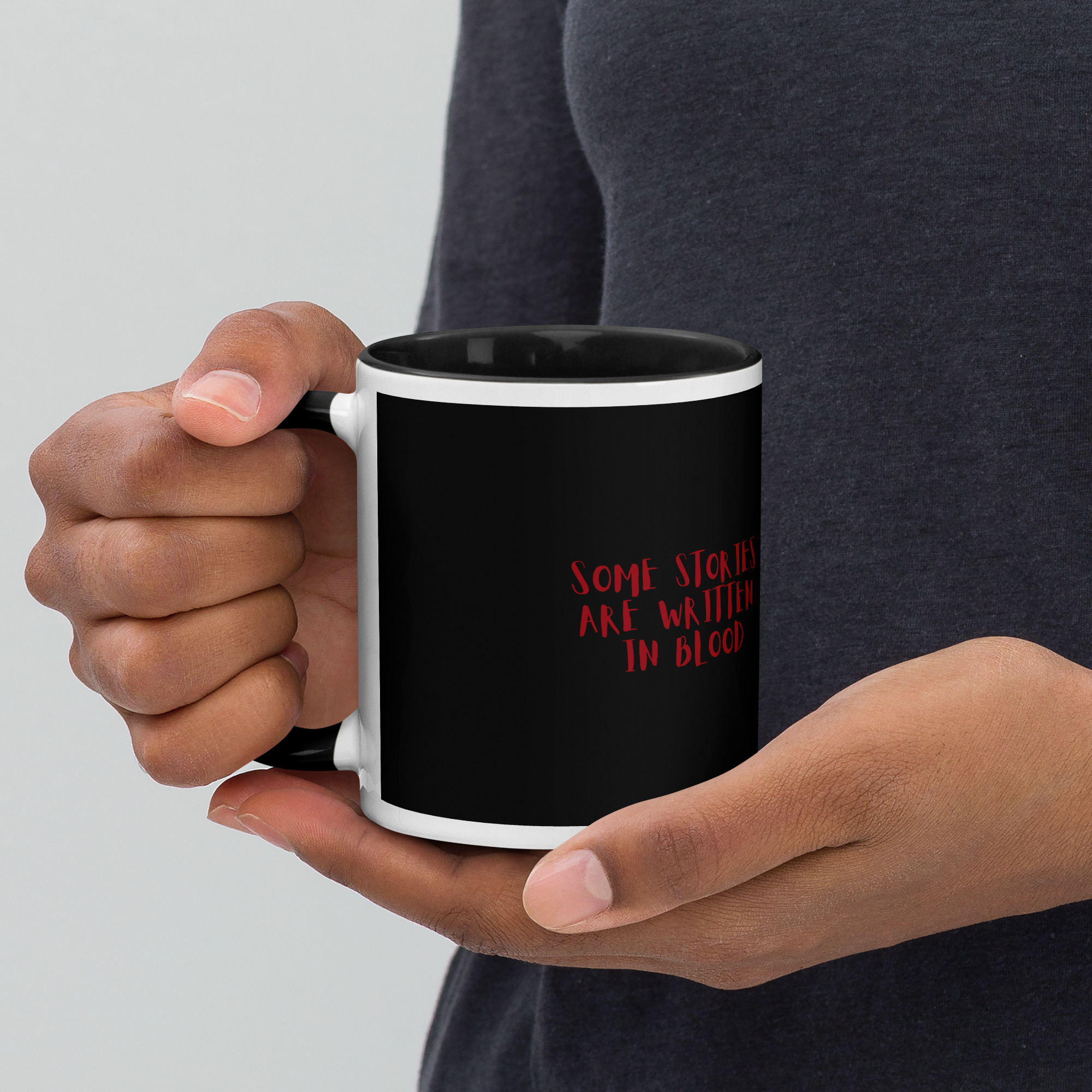 Mug with Colour Inside - Strathmor Forest Cover Design