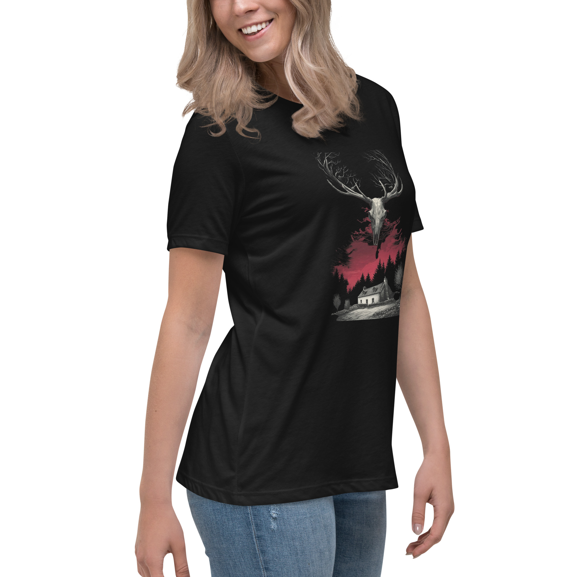 Women's Relaxed T-Shirt Strathmor Forest cover image