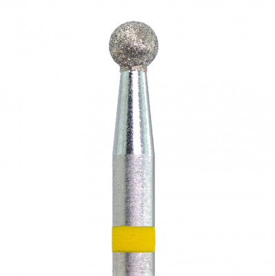 KMIZ Deimantinis antgalis burbulas geltonas 2,7 mm
