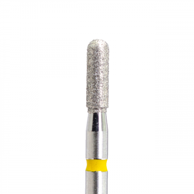 KMIZ Deimantinis antgalis cilindras geltonas 2,7 mm