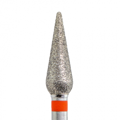 KMIZ Deimantinis antgalis lašas raudonas 4,0 mm