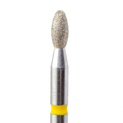KMIZ Deimantinis antgalis mini liepsna geltonas 2,3 mm
