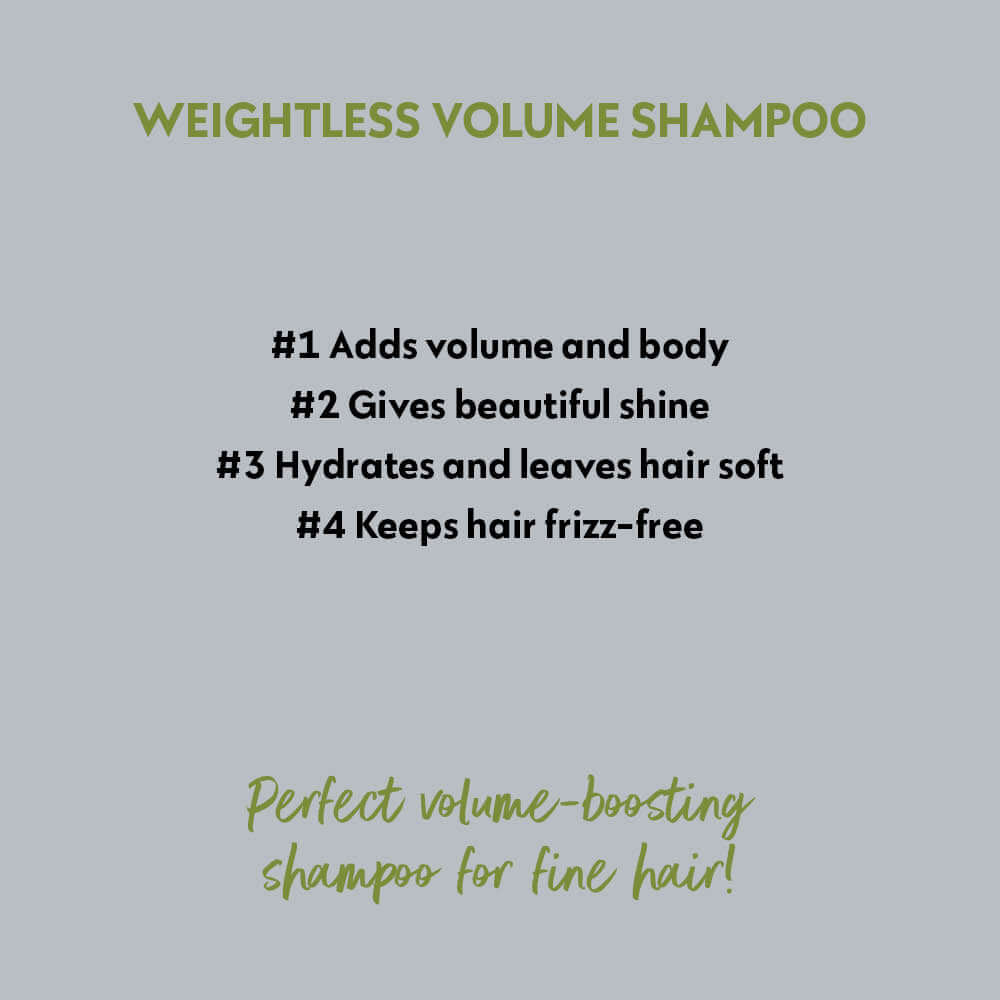 Weightless Volume shampoo