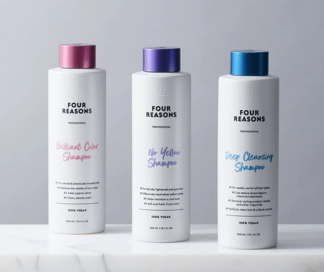 Set 3 sampoane Brilliant+No yellow+ Deep cleanse