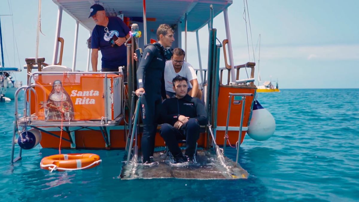 Tour en barco accesible con avistamiento de cetáceos