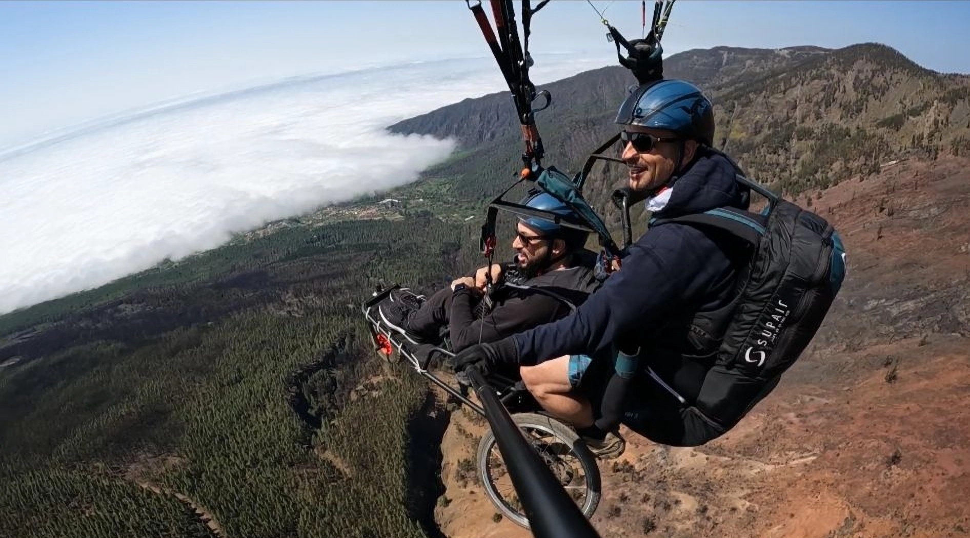 Vuelo en Parapente Adaptado