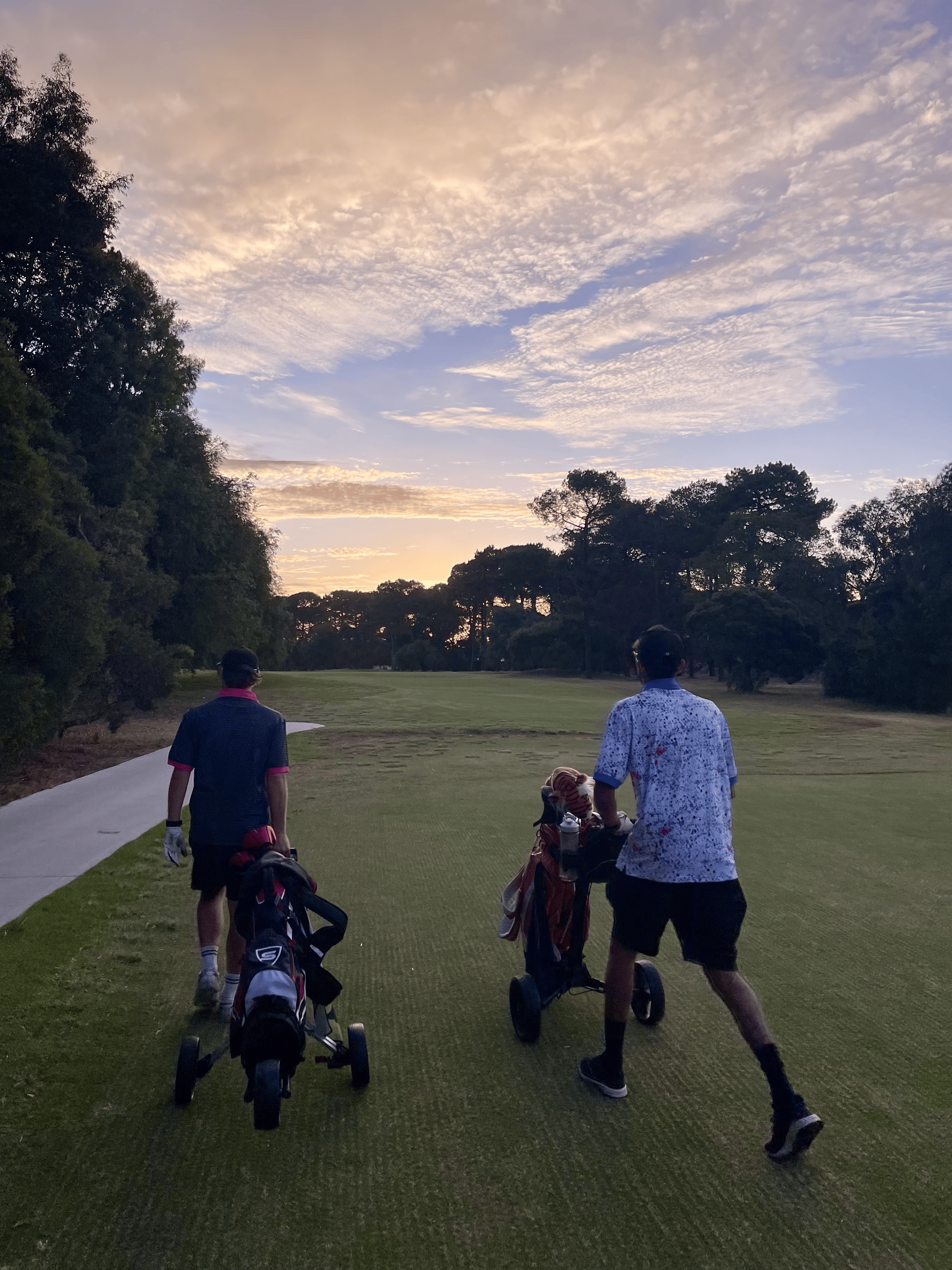 Cubic Grid Golf Shirt 