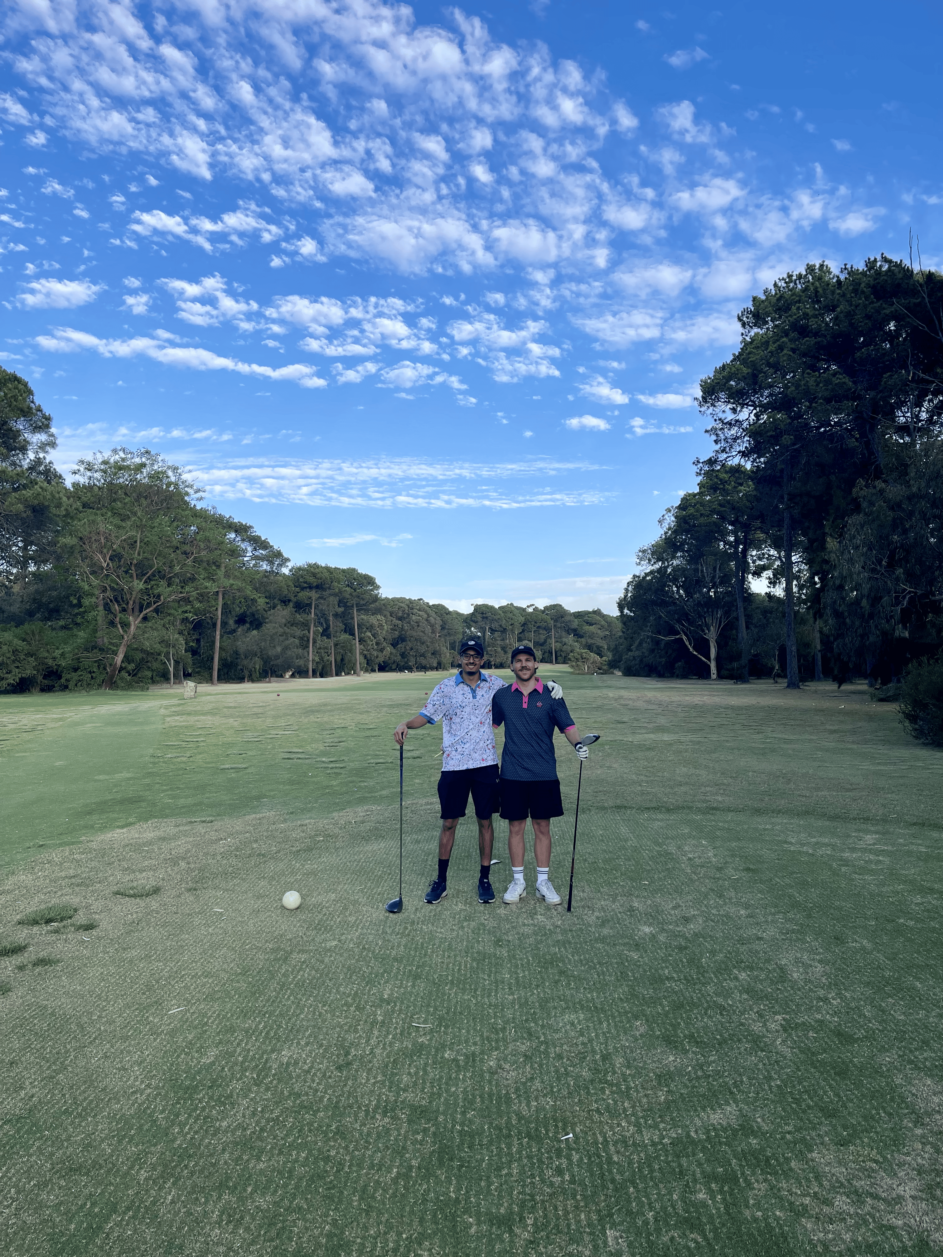 Cubic Grid Golf Shirt 