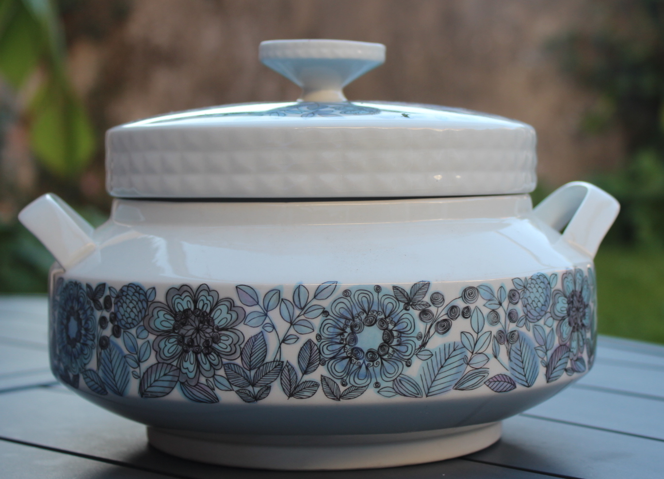 Soupière en porcelaine Vintage Pontesa - Années 60