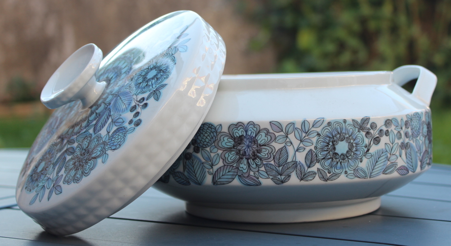 Soupière en porcelaine Vintage Pontesa - Années 60
