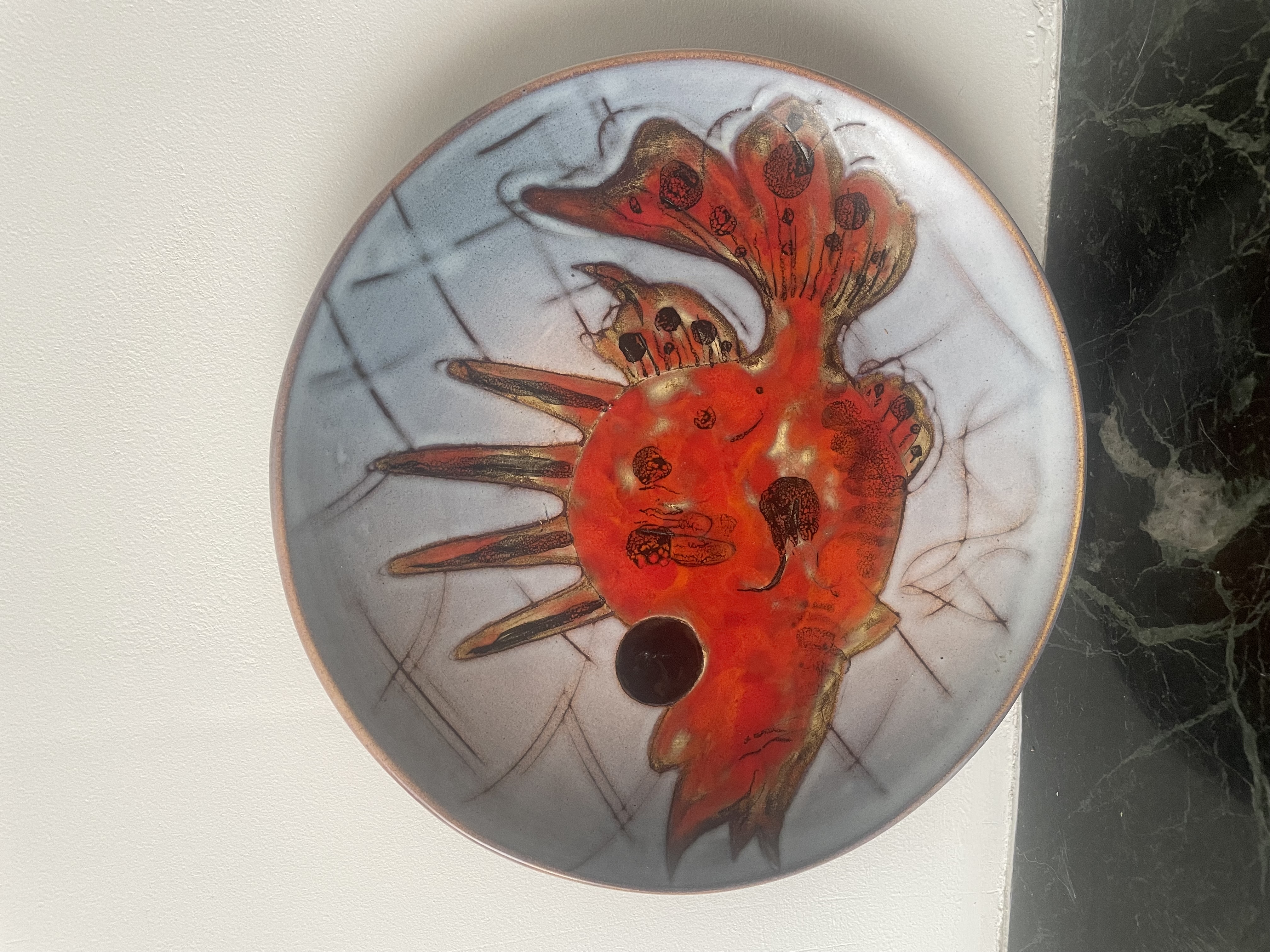 Assiette en grès Monique Brunner