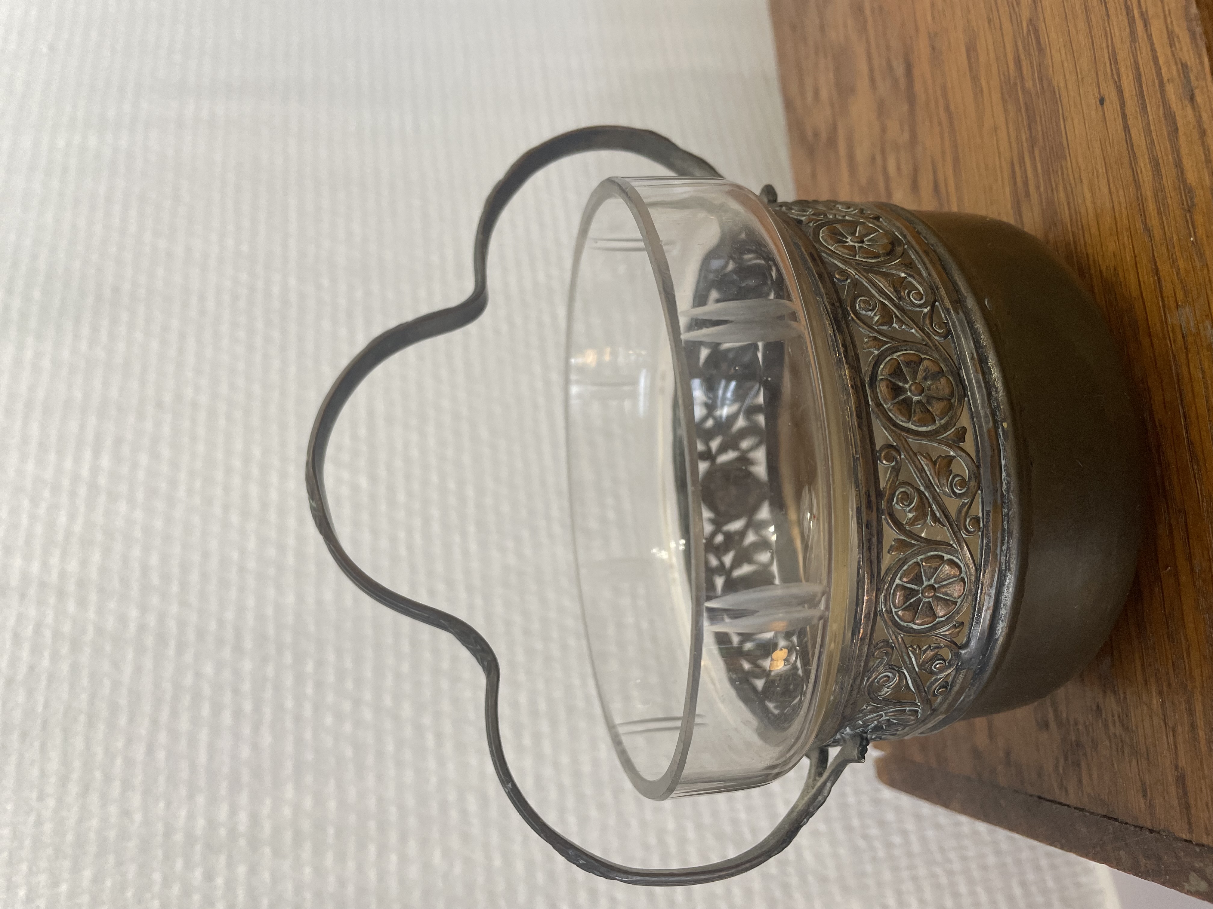 Petite coupe cuivre et verre