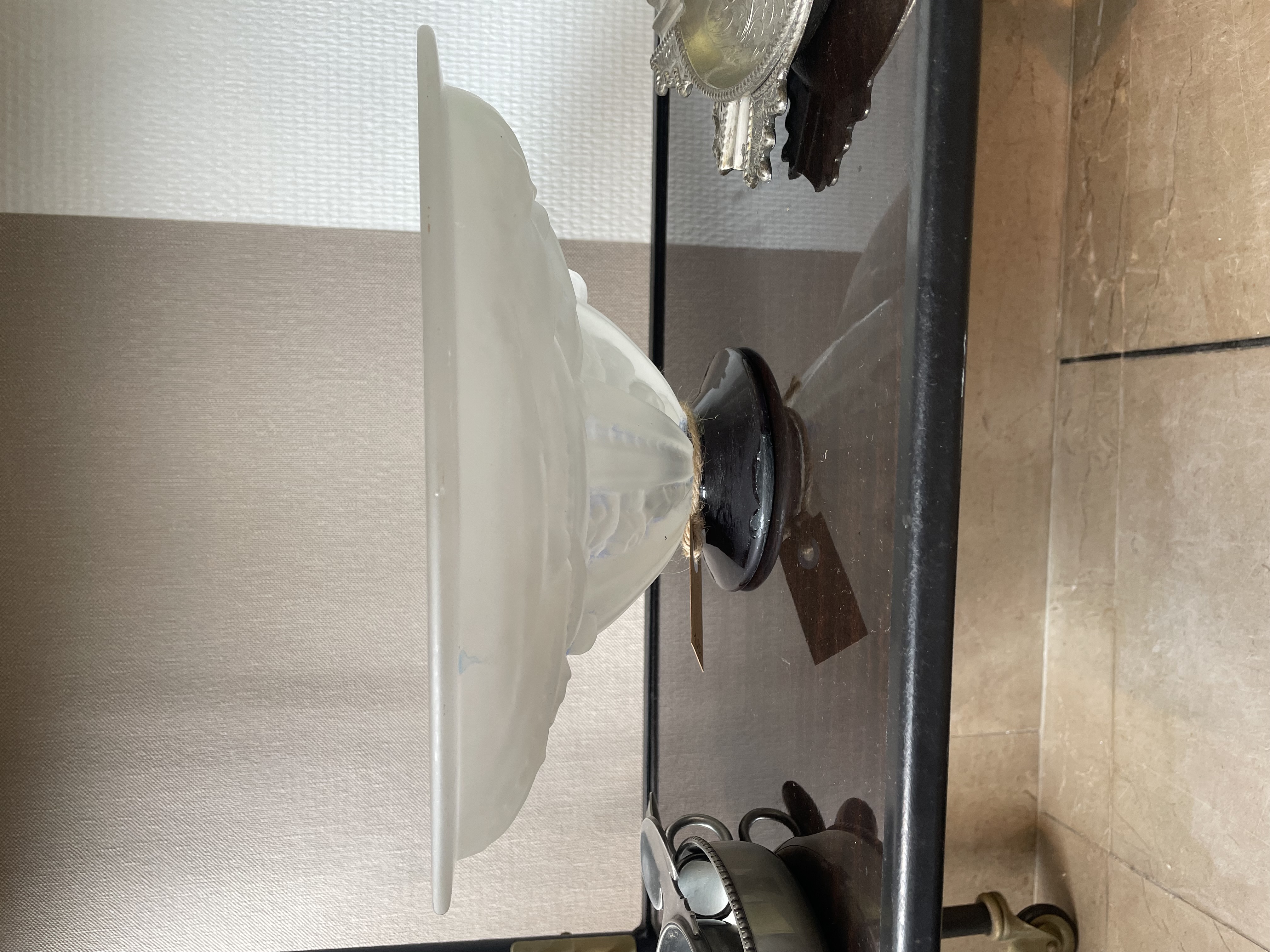Coupe en verre givré