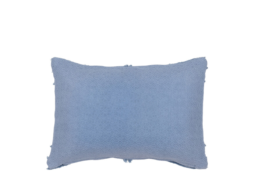 Coussin franges lignes