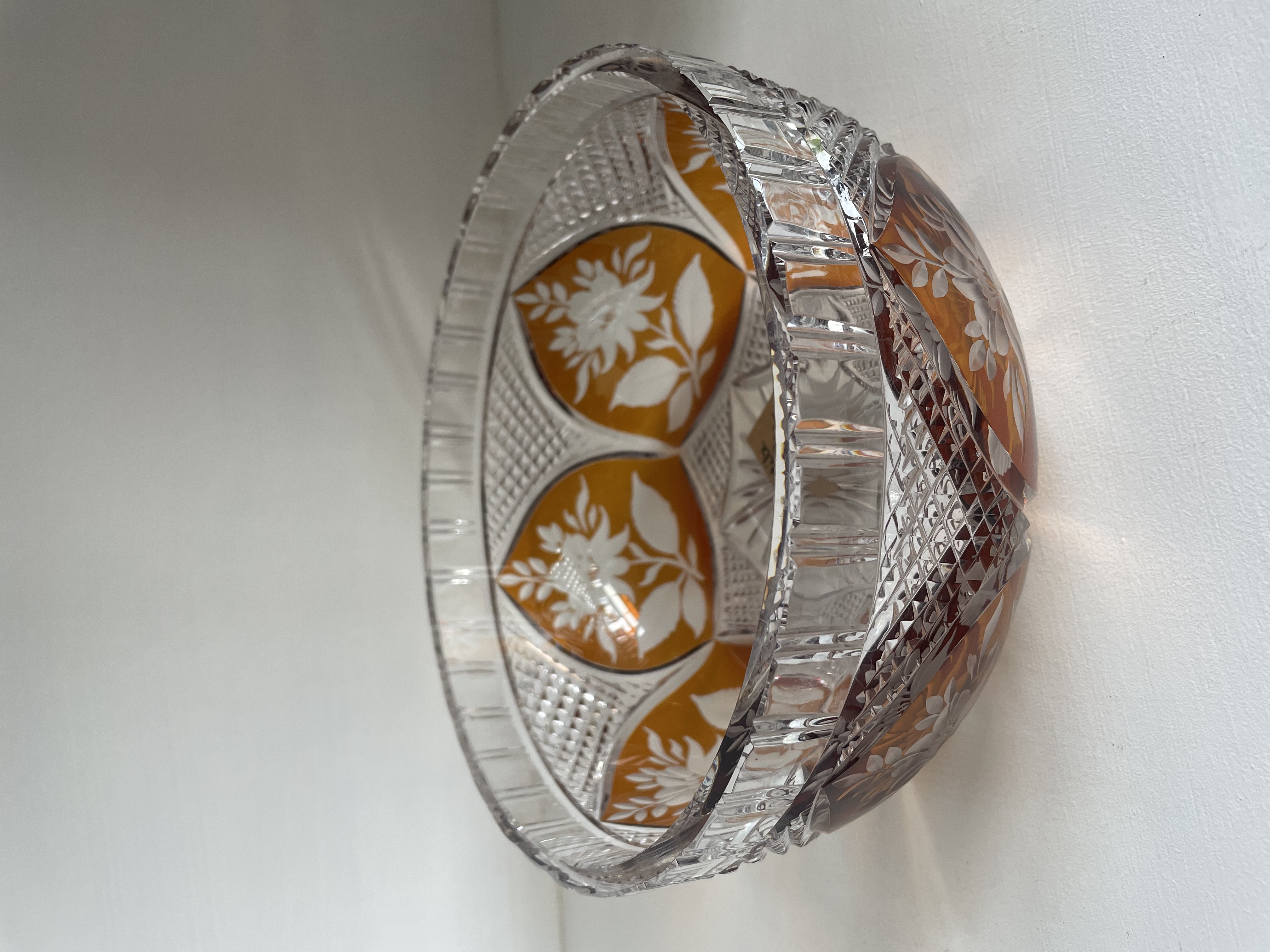 Coupe en cristal bicolore