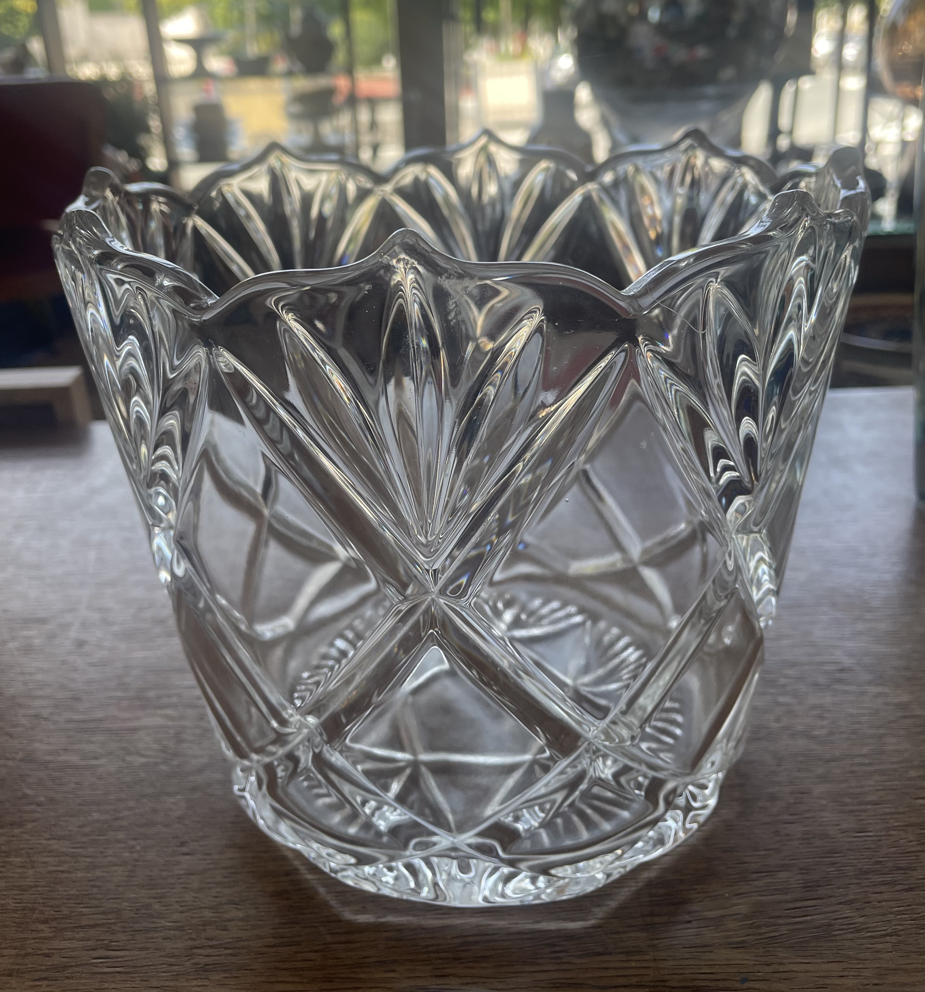 Cache pot verre
