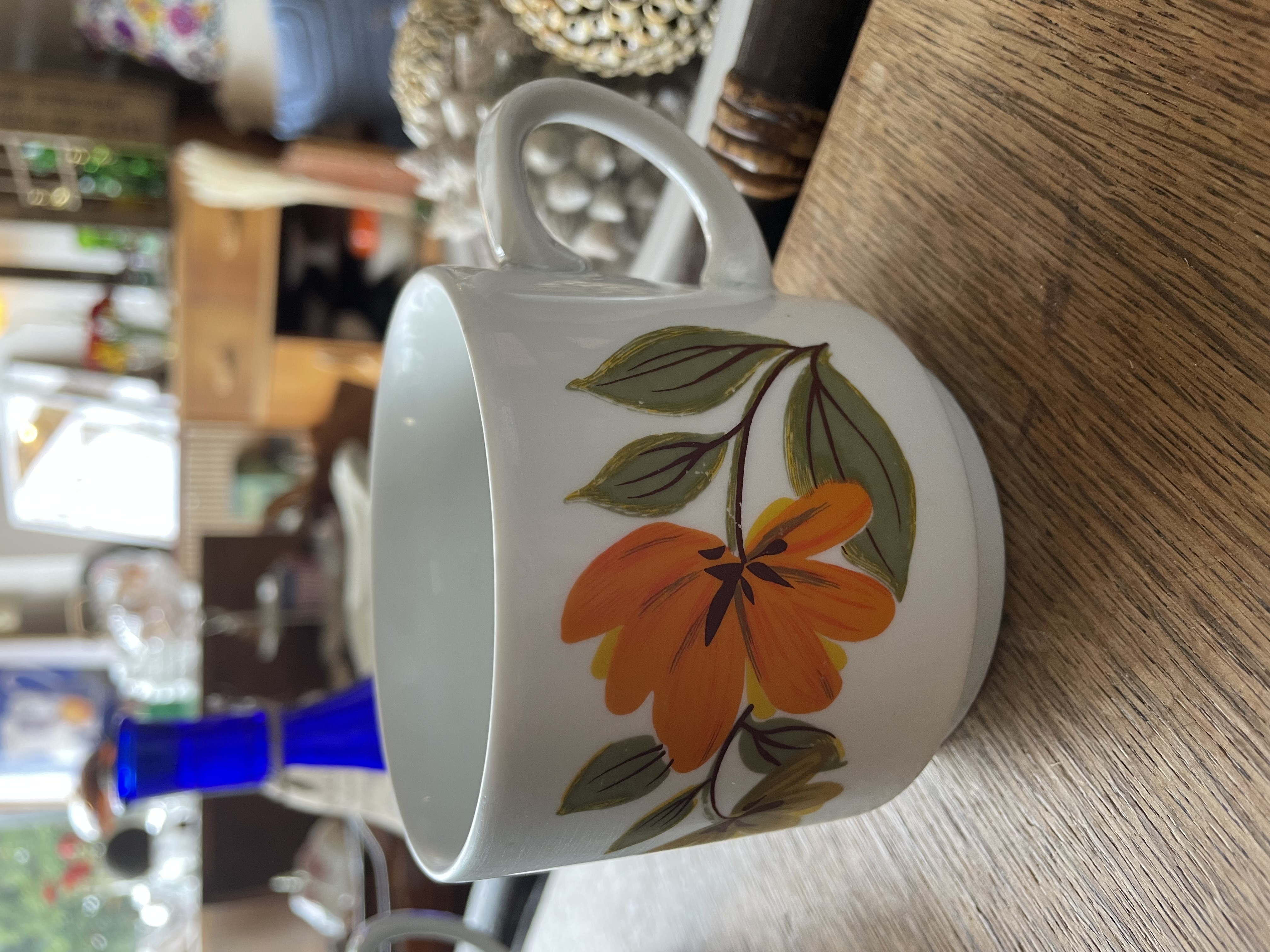 Mug fleur orange