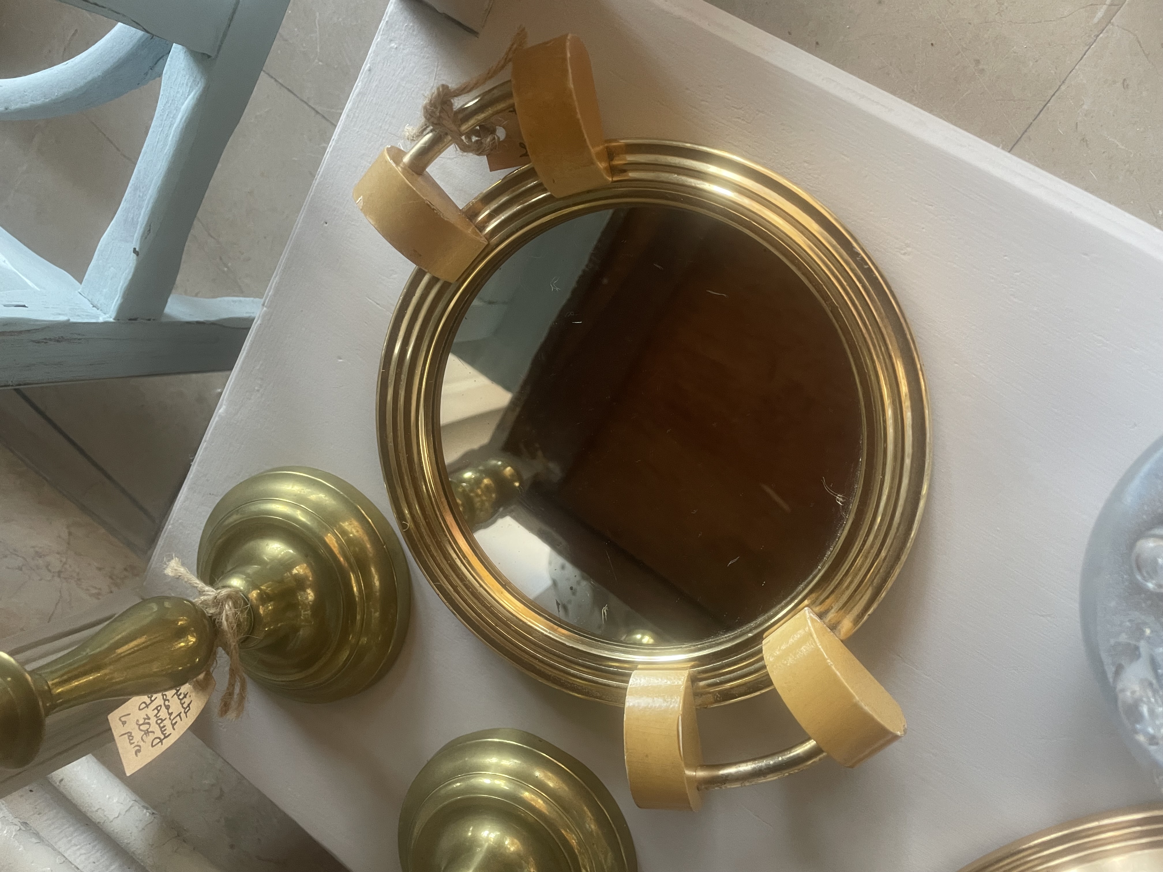  Petit plateau miroir