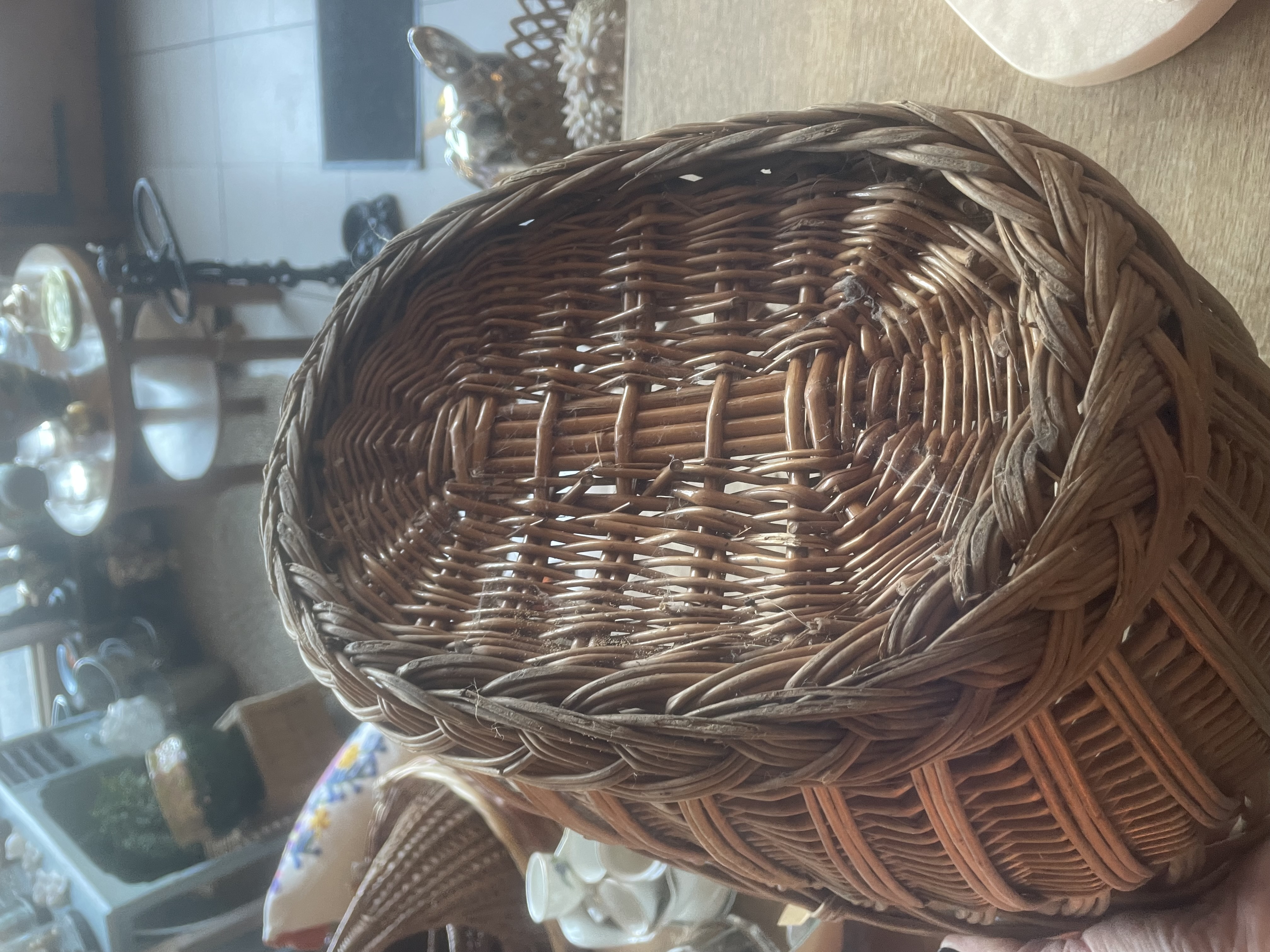 Ancien panier ovale