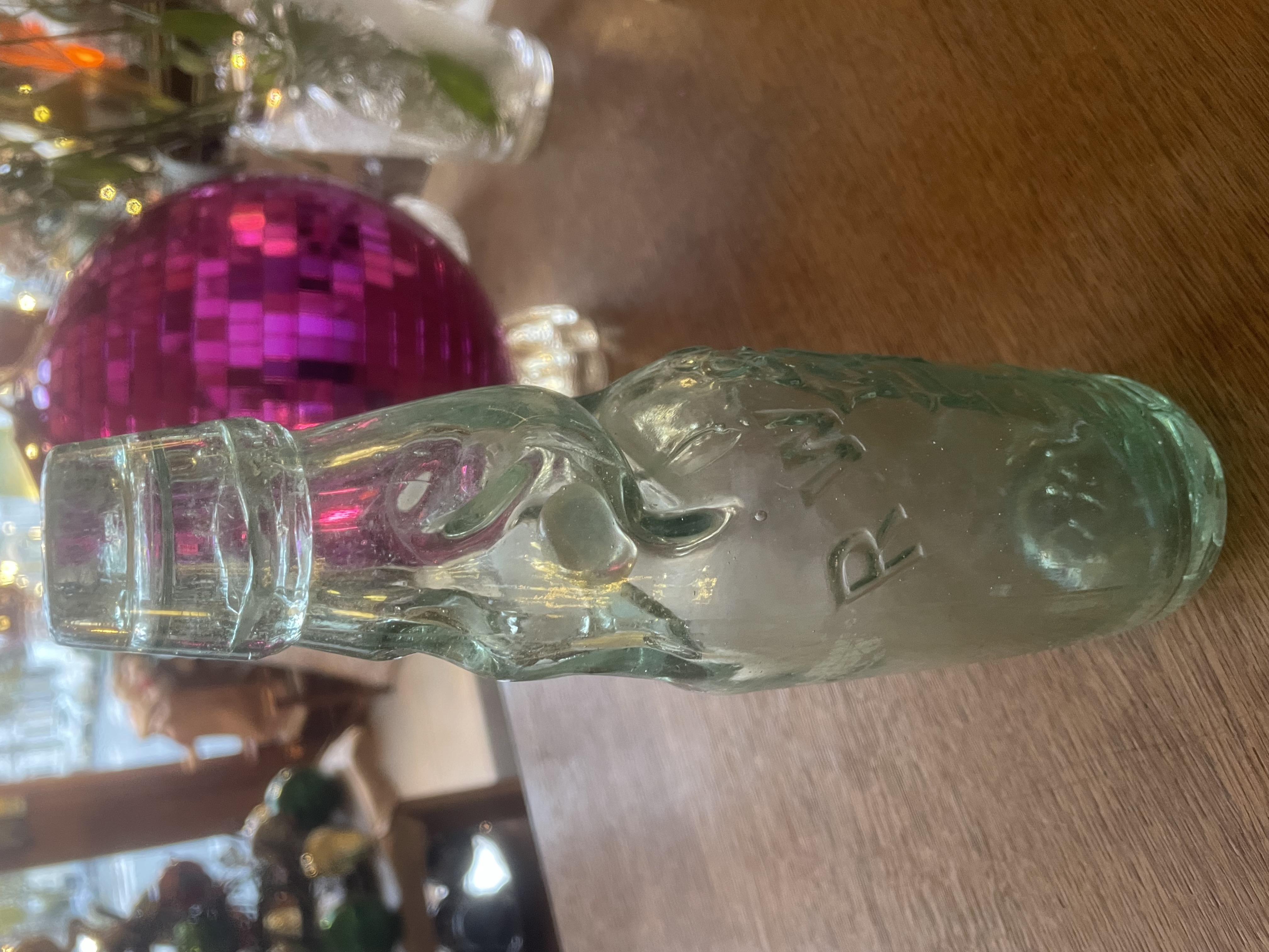 Ancienne bouteille de limonade à bille