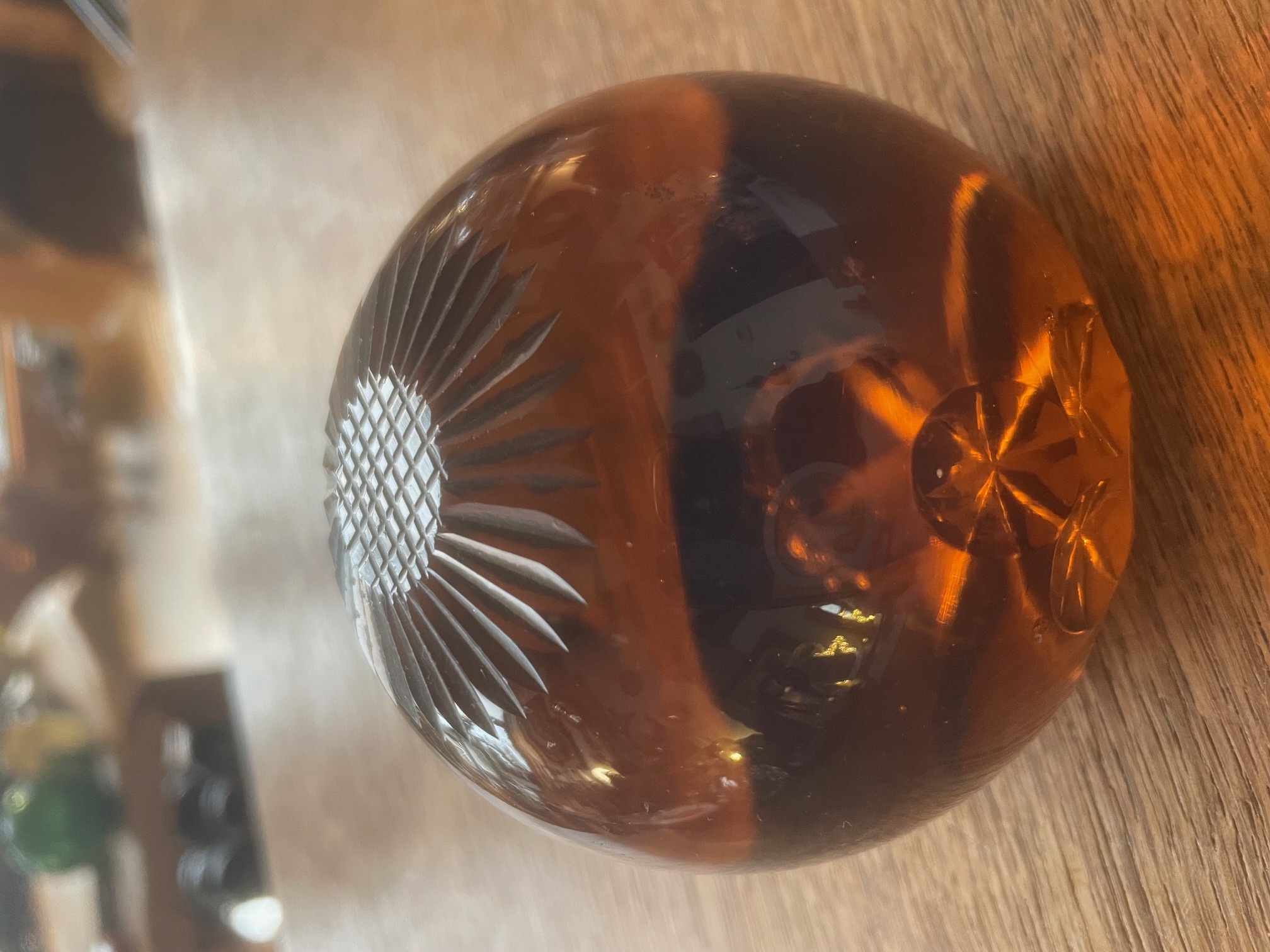 Sulfure couleur ambre