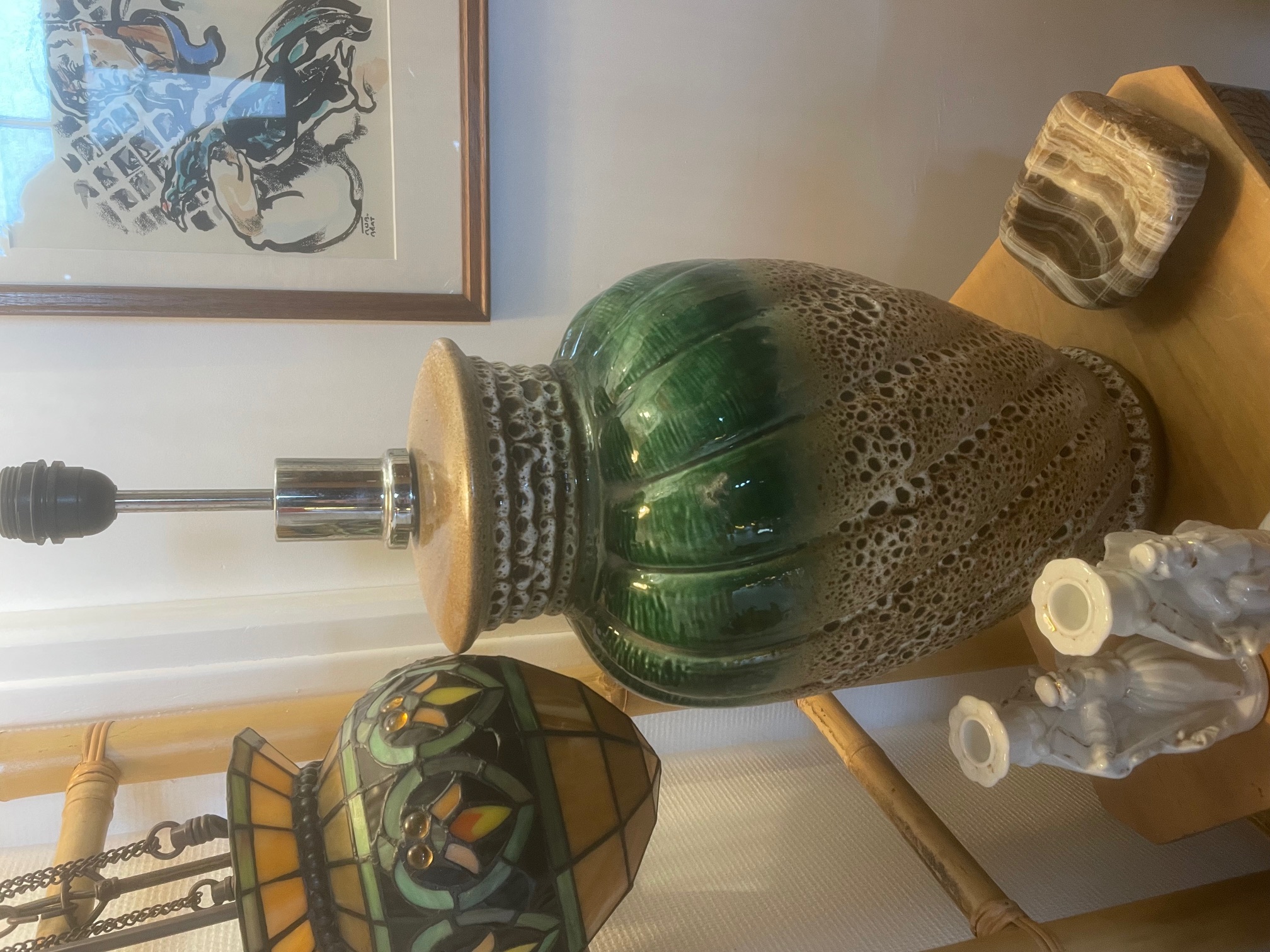 Pied de lampe en céramique Germany