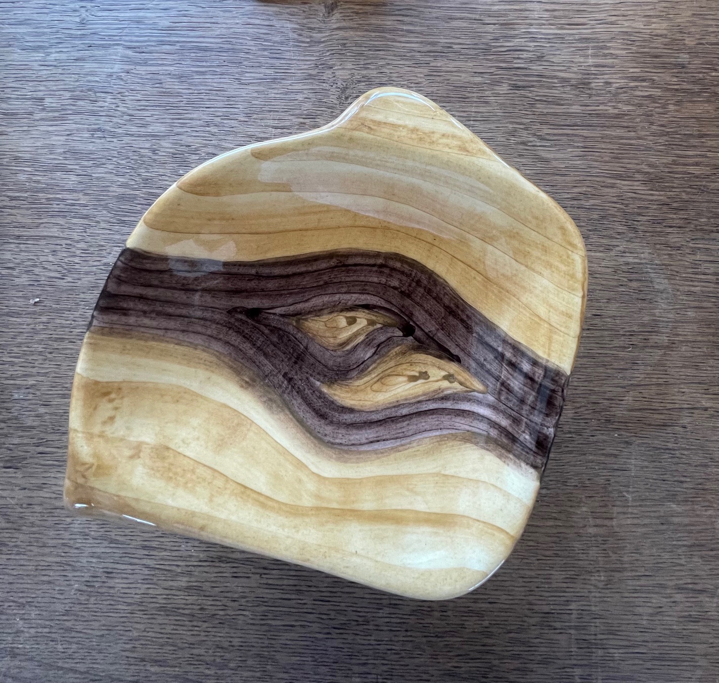 Vide poche faux bois Grandjean Jourdan Vallauris