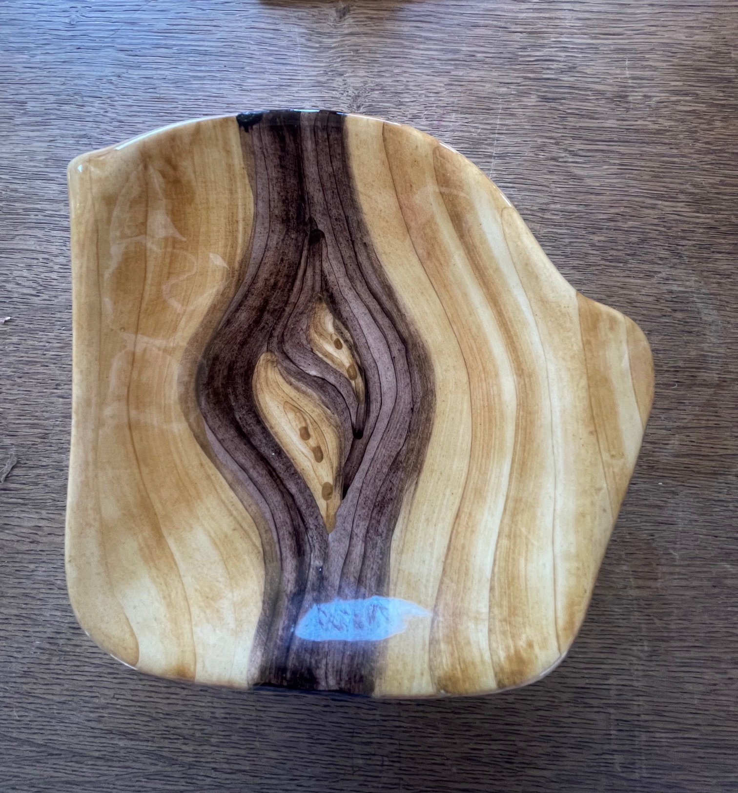 Vide poche faux bois Grandjean Jourdan Vallauris &
