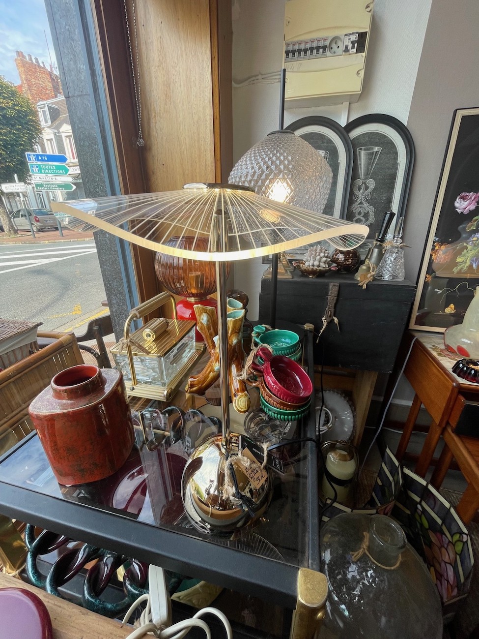 Lampe à poser corolle